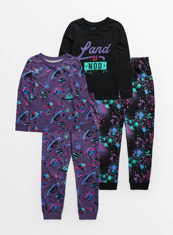 Buy Purple Land Of Nod Pyjamas 2 Pack 9 10 years Pyjamas Tu